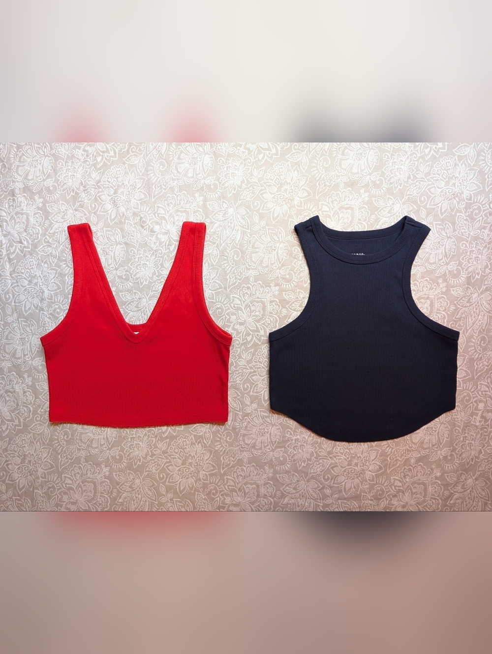 Wild Fable Athletic Tanks Bundle!!! 2 Ribbed Crop Tanks - Medium